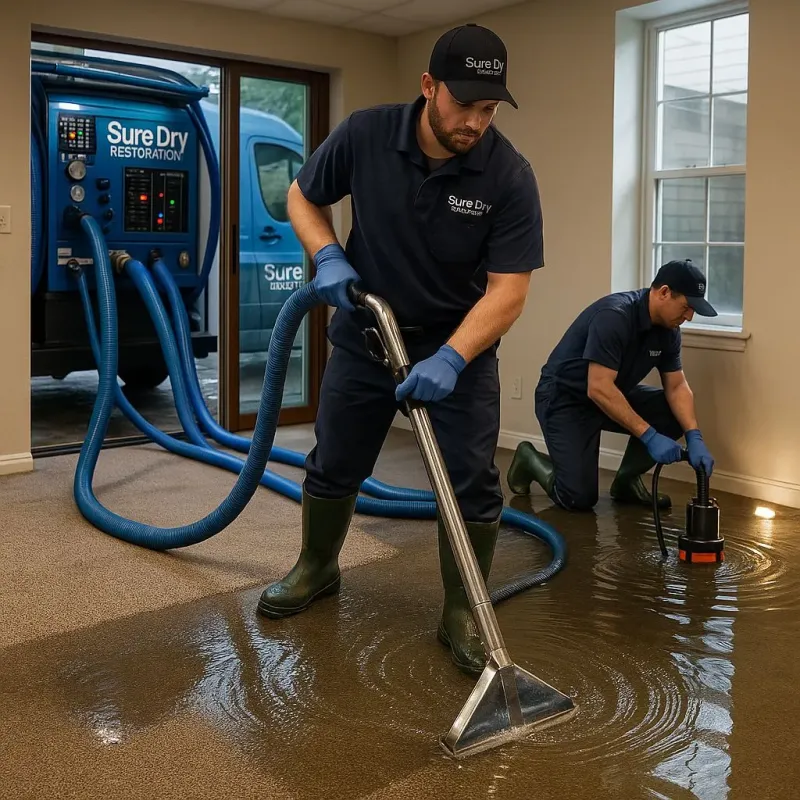 Water Extraction and Removal process in Middleburg Heights, OH